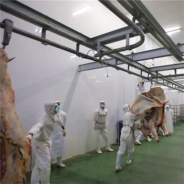 Cattle and sheep slaughterhouses, pig slaughterhouses, automatic transmission chain, slaughter line pipe rails, double rails, flat rails