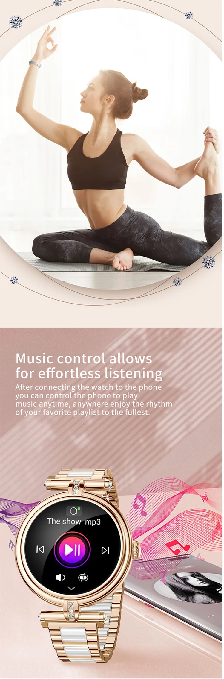 If you are searching for a supplier of a product with perfect quality control and highly competitive prices, which gives you an advantage in expanding your local market, then contact us now!  Competitive suppliers of  2026 AK62 Ladies Smart Watch 1.09Inch Screen BT Calling Sport Health Monitoring Sleep Tracker Message Reminder Smart Watch