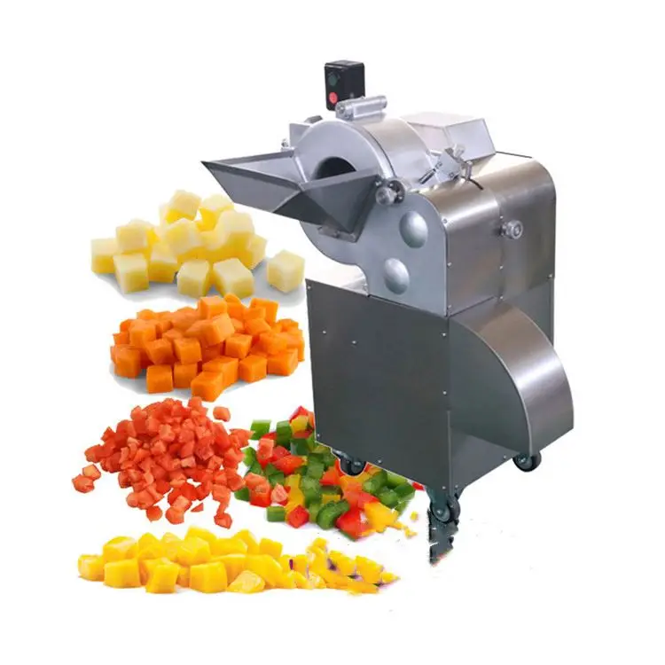 Small Electric Dicing Machine / Vegetable Slicer Cutter / Vegetables Fruit Peeler Chopper Cutting Dice