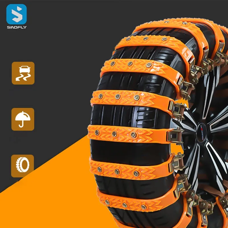Car Winter Tire Wheels Snow Antiskid Chains For Car Emergency Tool