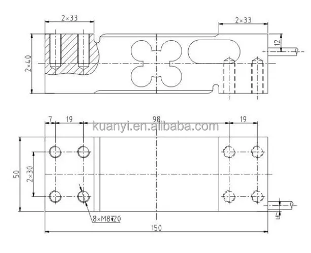 100kg 200kg Single Point Load Cells Weighing Digital Load Cell Sensor ...