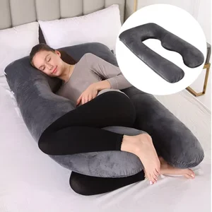 New Style Velvet U-Shaped Two-in-one Pregnancy Pillow Body Support Multifunctional Adjustable Back Support Comfortable 3KGS