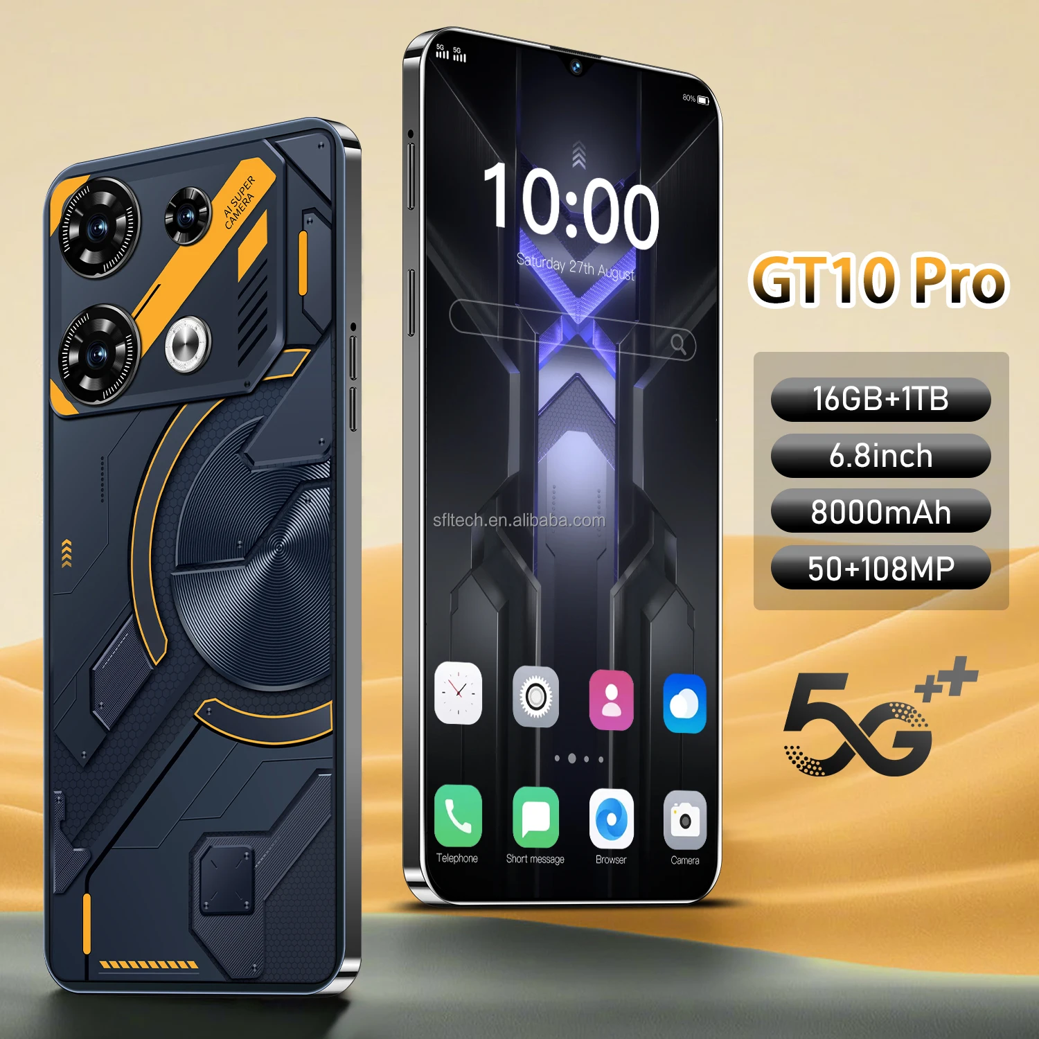 Factory Directly Original GT10 Pro 16G+1T Telefon 5g Smartphone China Mobile Phone 4g Android Smartphone