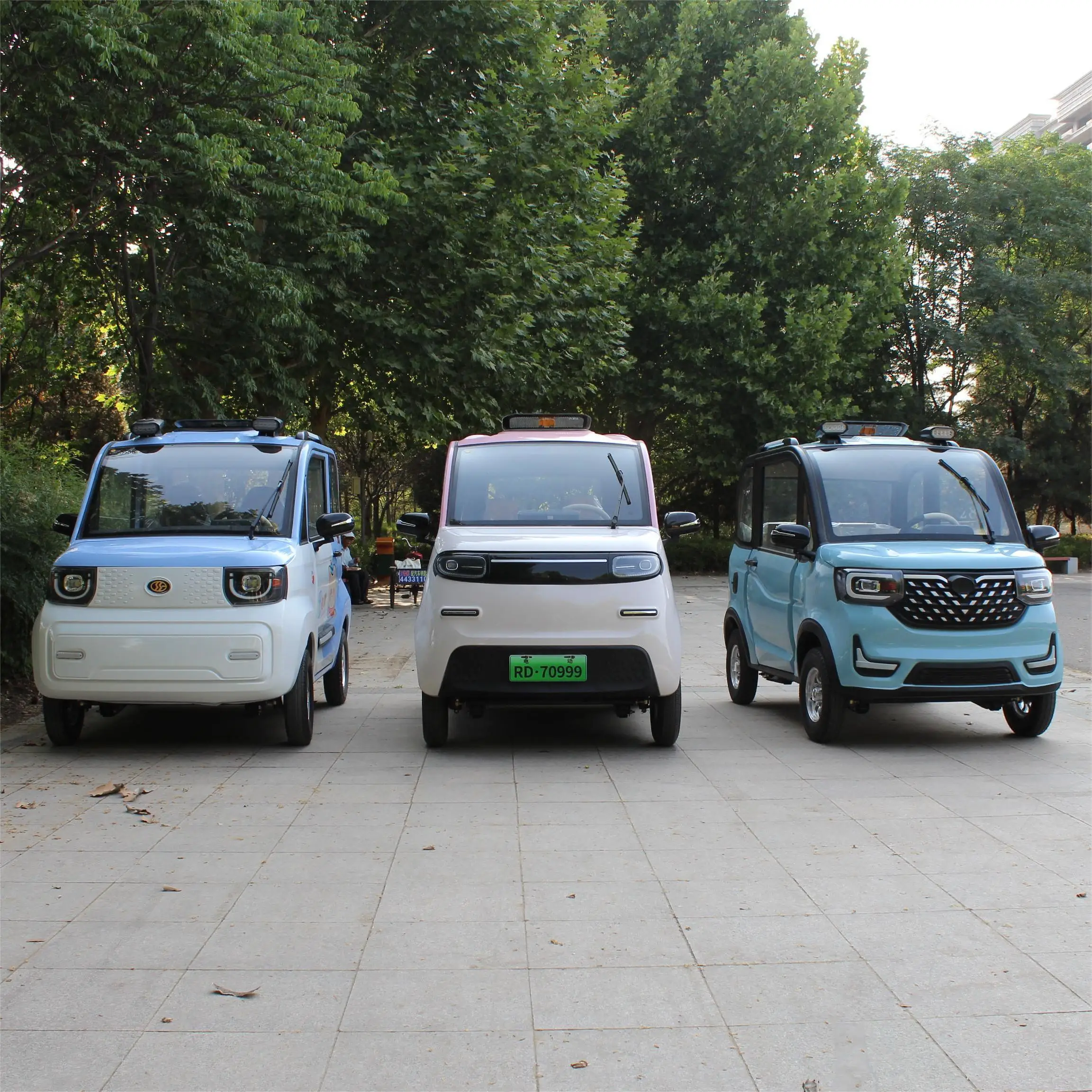 Direct Factory Sale of High Quality New Electric Passenger Vehicle 4-Wheel Mini Electric Car for Europe EEC Certified