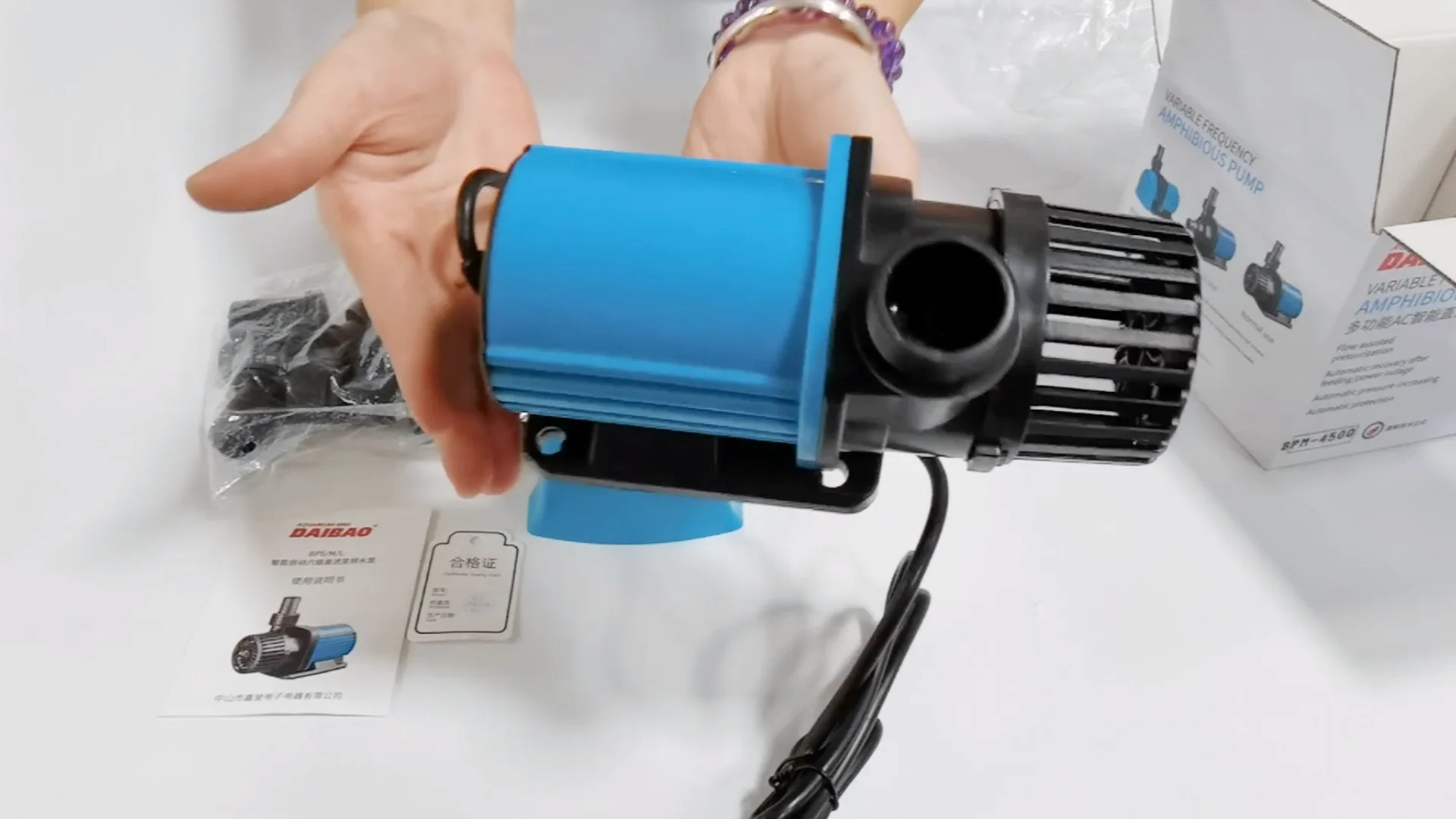 Aquarium Pump Bpl10000 Electric Water High Pressure Submersible Centrifugal Pump Nonstandard