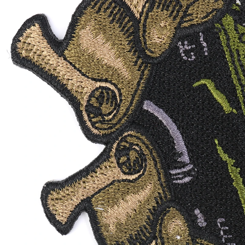 Embroidered Textile Badges Factory Personalized DesignTactical Flight Custom Embroidered Patch