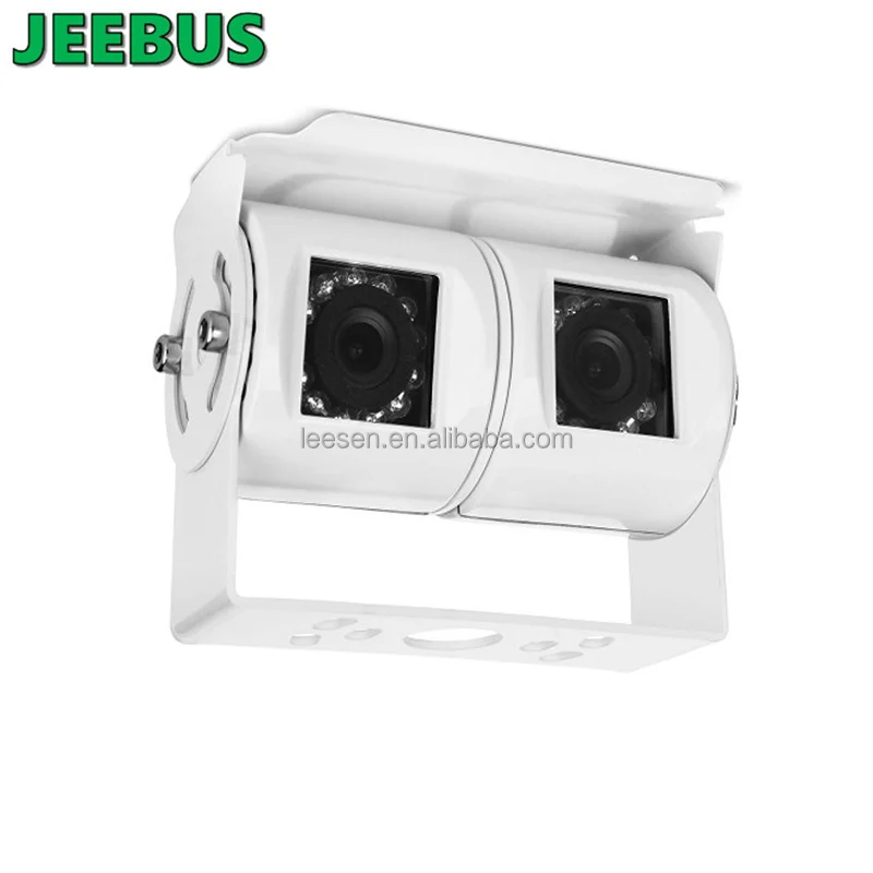 Factory Customized HD Night Vision Waterproof Bus Truck Double Rear View Reverse Camera Monitor System