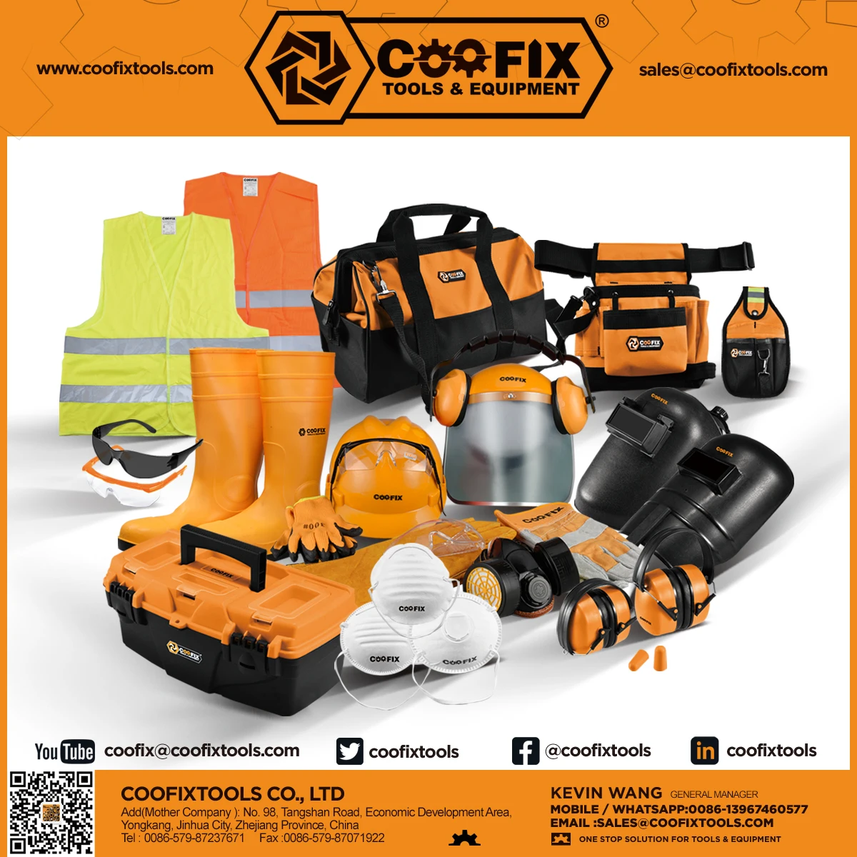 COOFIX Electrician Toolbox Auto Repair Tool Cordless Tool Kits Power Tool Combo Kits