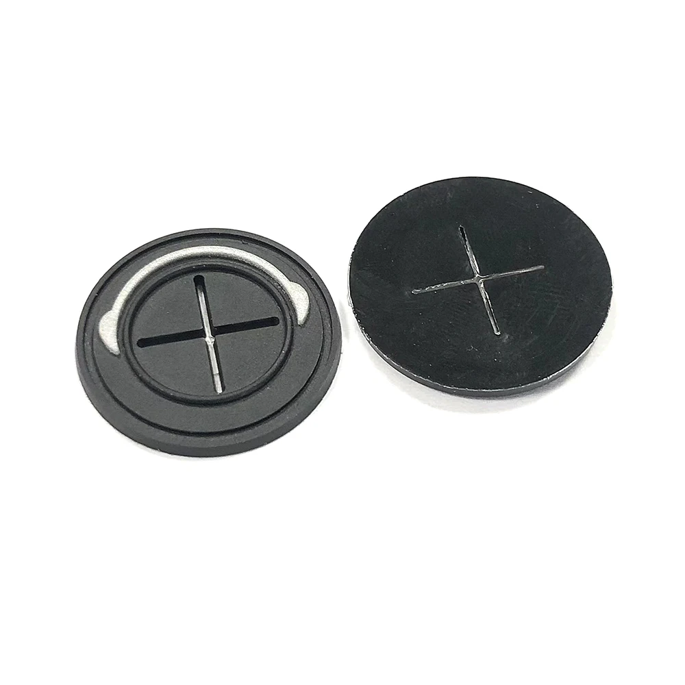 Stock Various Styles of PVC Earphone 3D Patch With Cross Hole Earphone Patch