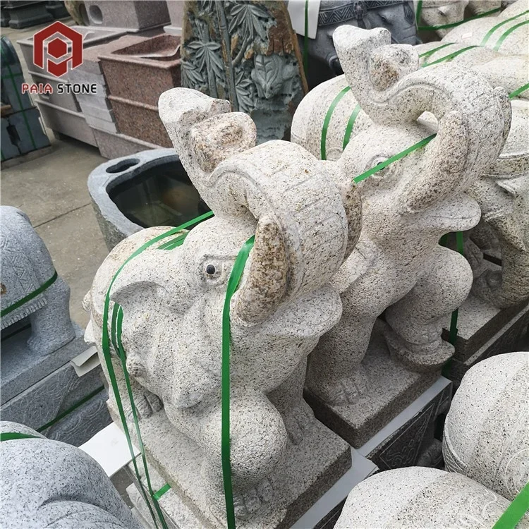 product religious temple use large animal granite statue type and indian style natural style sculpture-0