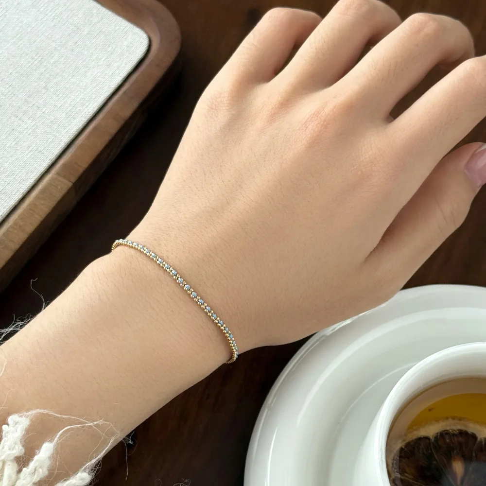 KAKODIY Unique Fine Jewelry 18K Gold Plated 925 Sterling Silver Braided Cord Women's Bracelet & Everyday Dress Up Bracelet detail 3