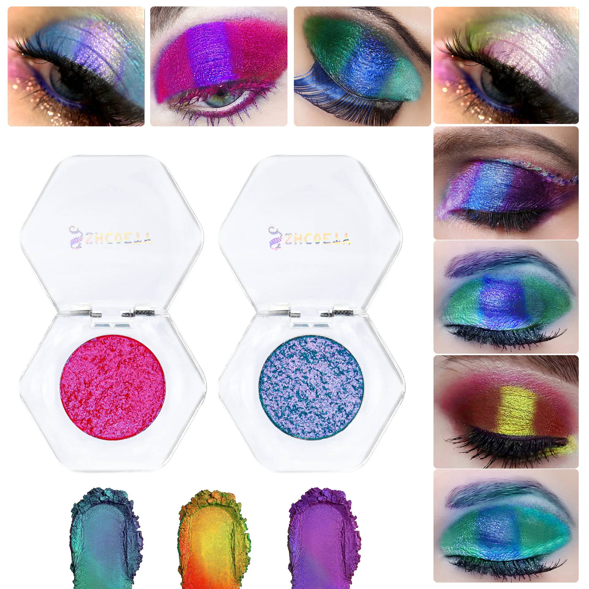 chameleon eyeshadows shiny longlasting eye shadow