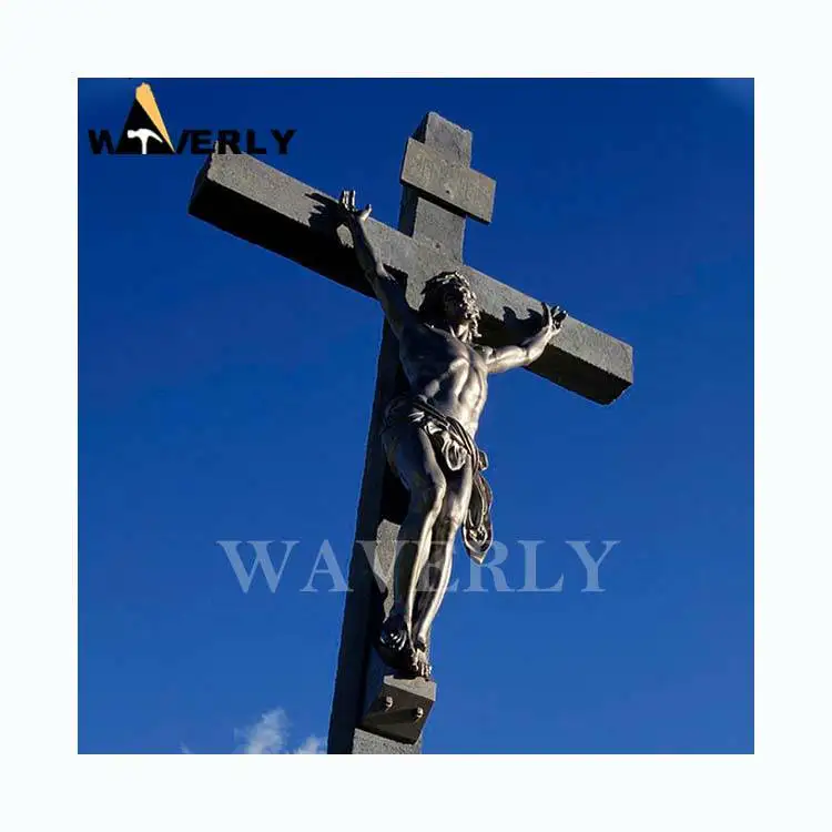 Metal Art Religious Statues Catholic Jesus Crucifix Statue Religious