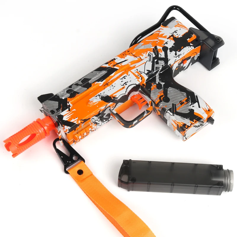 TOMYMATE ソフトBB弾ウージーターゲットセット ピストル UZI4475 Brand New Shooting Target & 2 Blasater UZI Toy Gun with Sight Gel