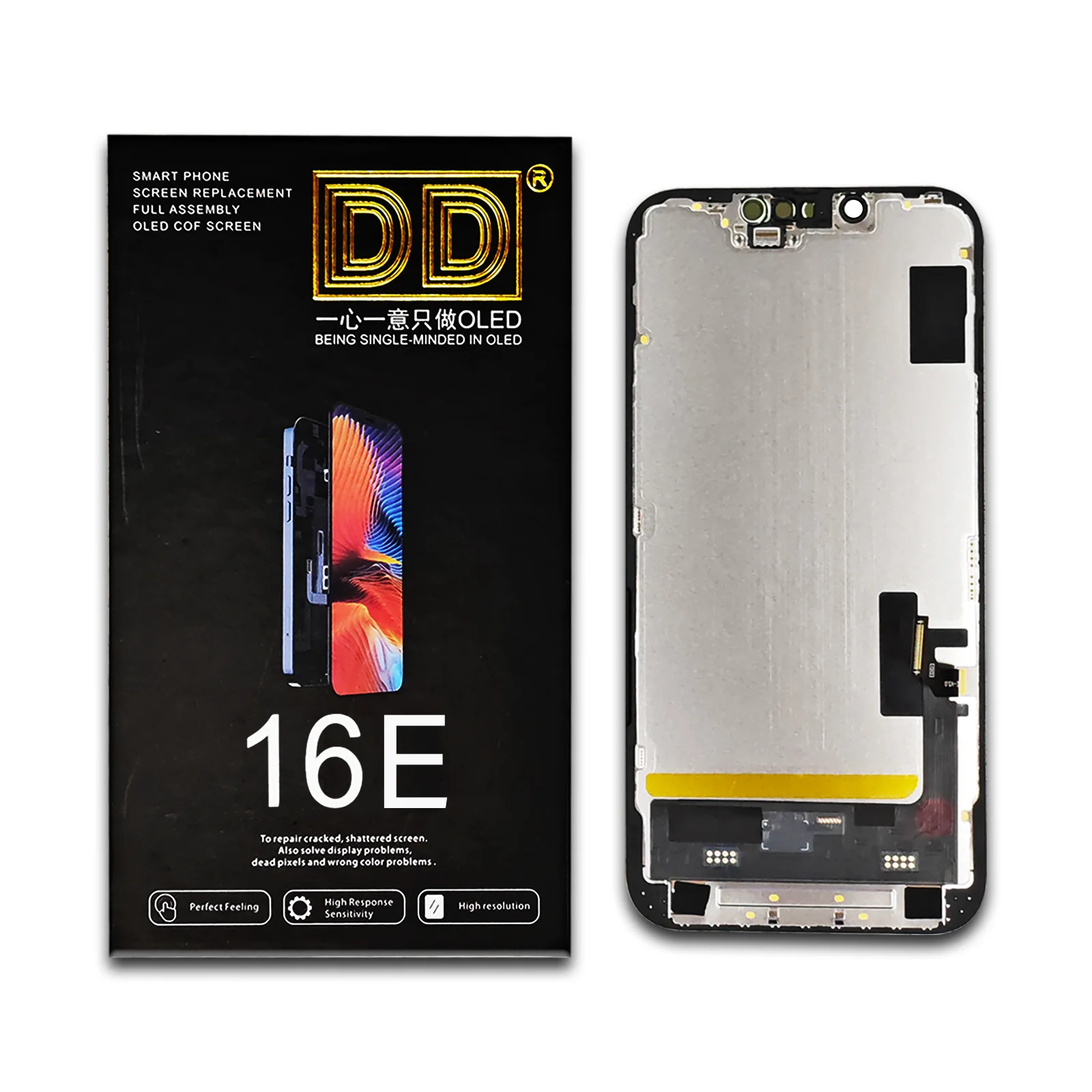 ZY DD GX JK Pantalla Screen for iPhone 13, 14, 15 Pro Max - Amoled