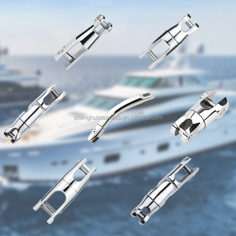 Shenghui 316 Stainless Steel Marine Boat Accessories Anchor Swivel Connector 1/4'' to 5/16'' Chain DIN766