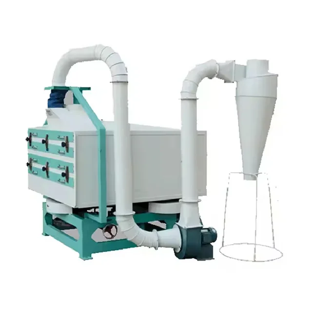 PinYang Rice Mill New Design Grain Grading Machine White Rice Sifter Rice Grader with Bran Suction Device