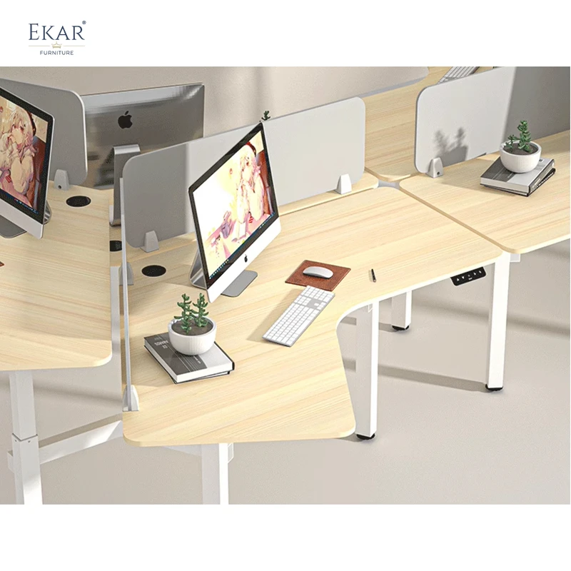 Ekar Expand Furniture Elevated desk Spacious Collaborative Office Workstation Desk factory