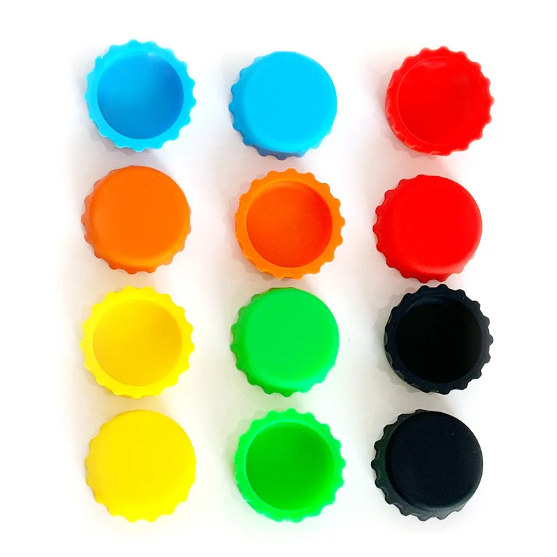 Creative Eco-friendly Silicone Bottle Caps Universal Fresh-keeping Lids for Wine Soy Sauce Drinkware Accessories Bar Essentials
