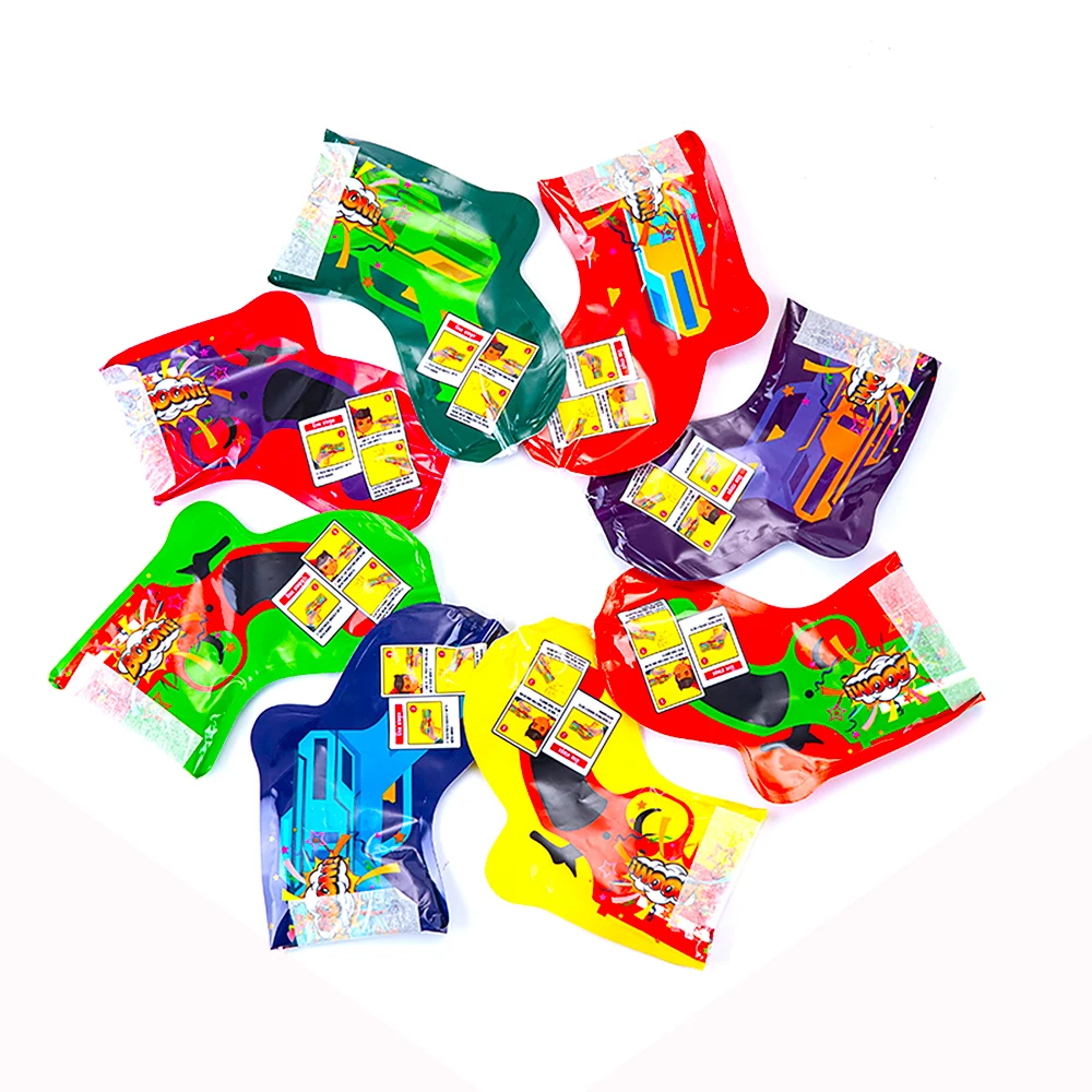 Explosive Hand-held Inflatable Fireworks Gun Confetti Shooter for Graduation Party Supplies Balloon Confetti Poppers