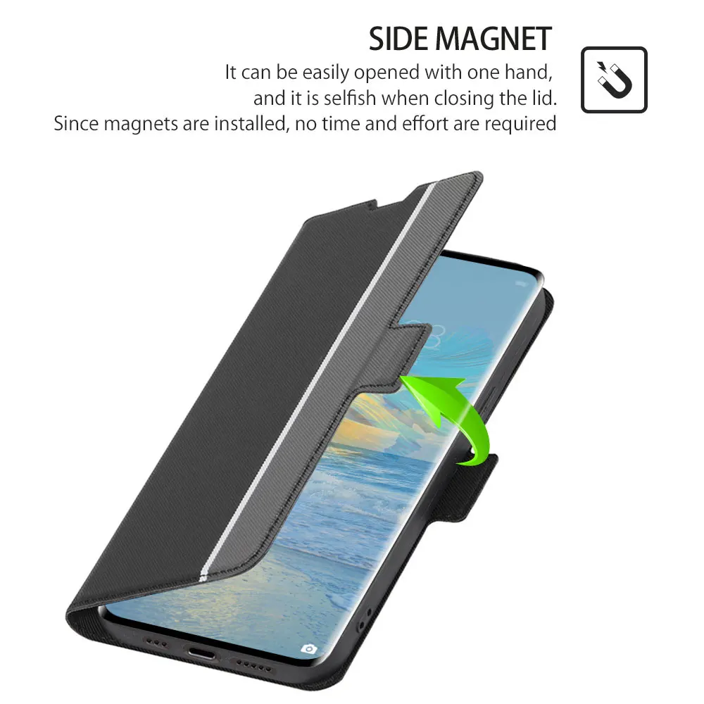 Leather Phone Case For Huawei Mate 60 50 10 9 Pro Tpu Pc Contracted Wallet Luxury Anti Fall Shockproof Sjk389 Laudtec details