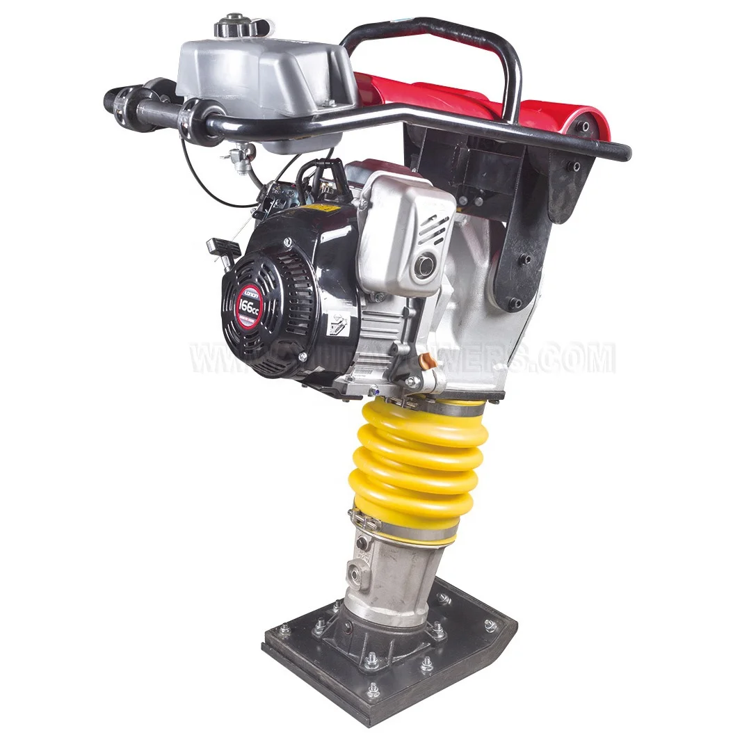 Высококачественный трамбовочный трамбовщик с Loncin 1605F 168F 166cc двигателя 80 кг ручной запуск для дорожного строительства