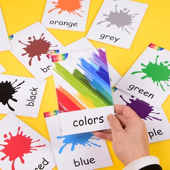 Customized Durable Paper Puzzle Board Game, Children's Early English Education Letter Word Card Practice