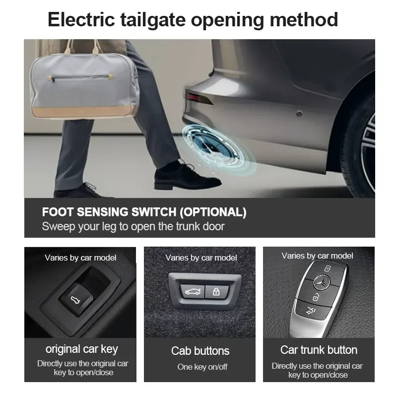 Automatic Power Tailgate Boot Opener Rear Trunk Lift Gate Kits for Vinfast VF8 Modified Electric Tailgate Kits With Kick Sensor