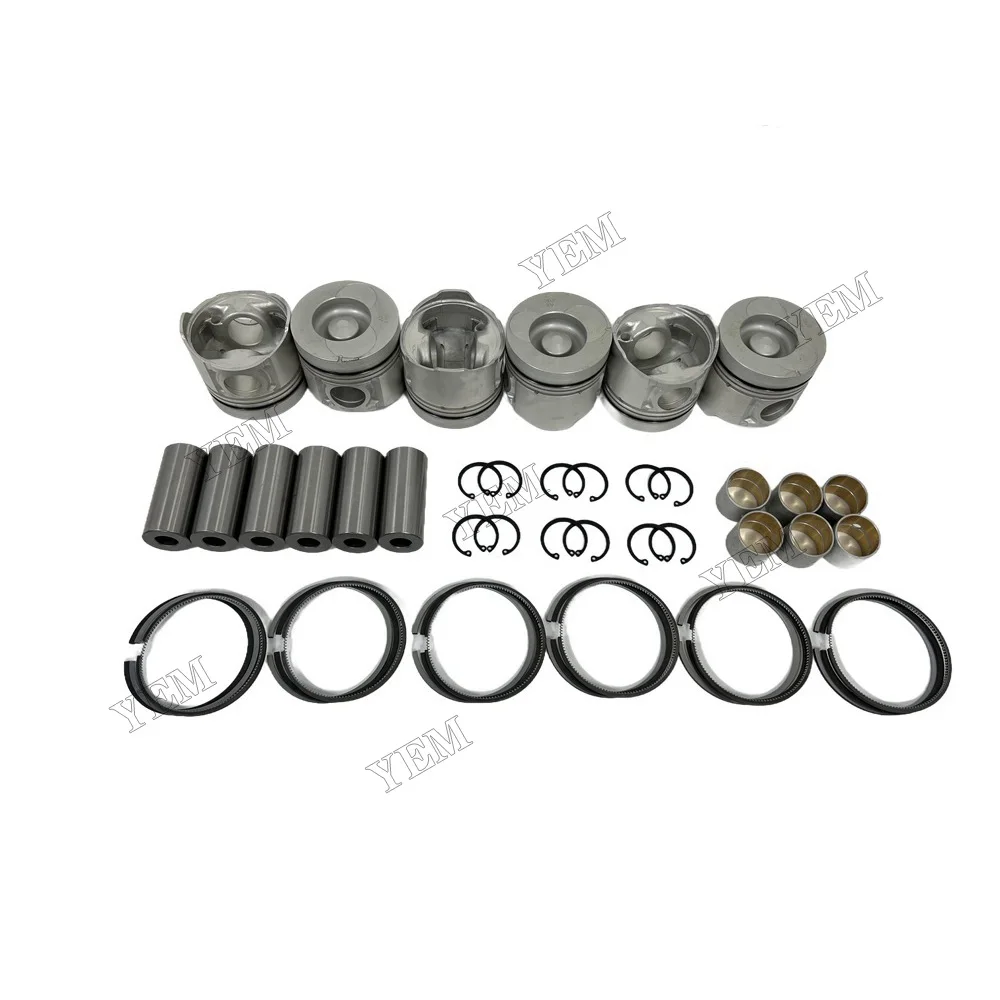 6BG1 Engine Pistons With Piston Rings Set Fits for Isuzu Wholesale Engine Parts 2