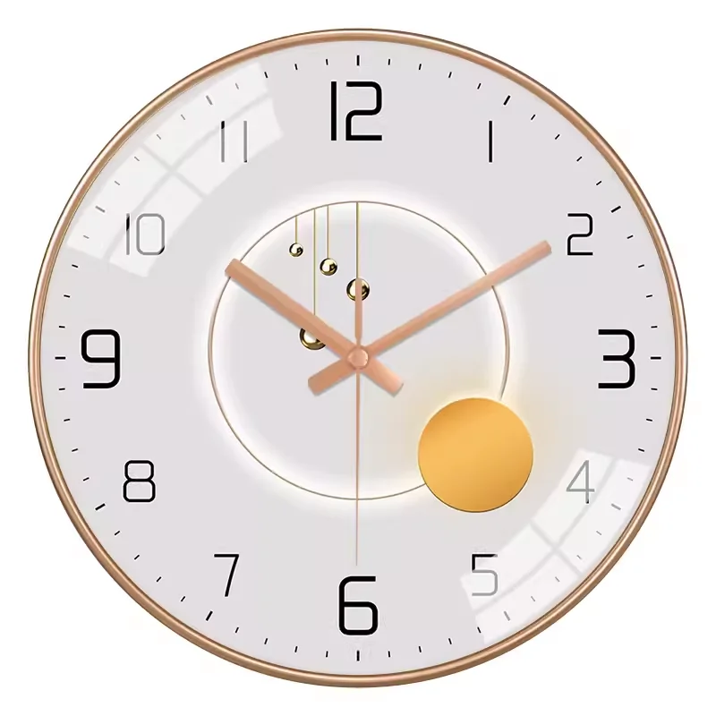 Modern Wall Clock Decorative Metal Wall Decoration Art Metal Clock