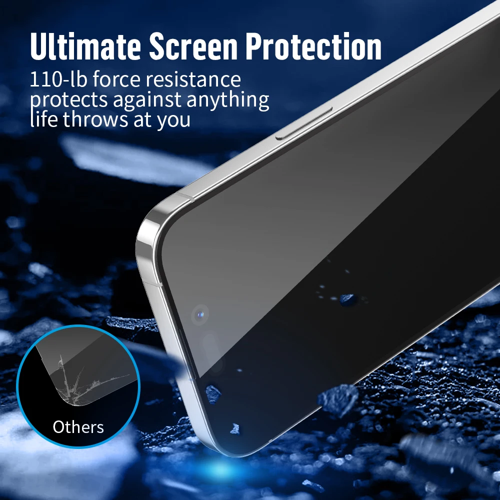 Blueo Anti Static Dustproof Full Cover Tempered Glass Protective Film