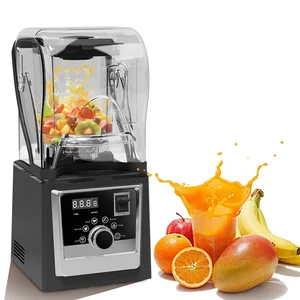 2200 Watt Wholesale Pedestal with Strong Blade Blender and Food Processor Machine Commercial China High Quality Milkshak