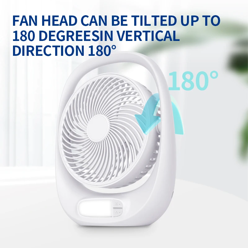 Portable Mini Manual Desk Fan Rechargeable with 5V USB Cable for Outdoor Table Plastic Gua Air Cooling Fan 7 Color Options Goal