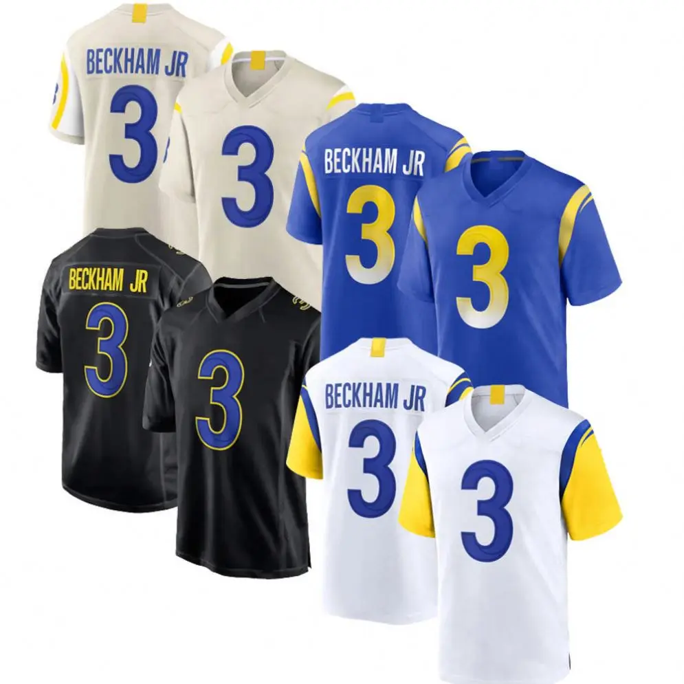 Men's Los Angeles Rams Odell Beckham Jr. Nike White Alternate Game Jersey