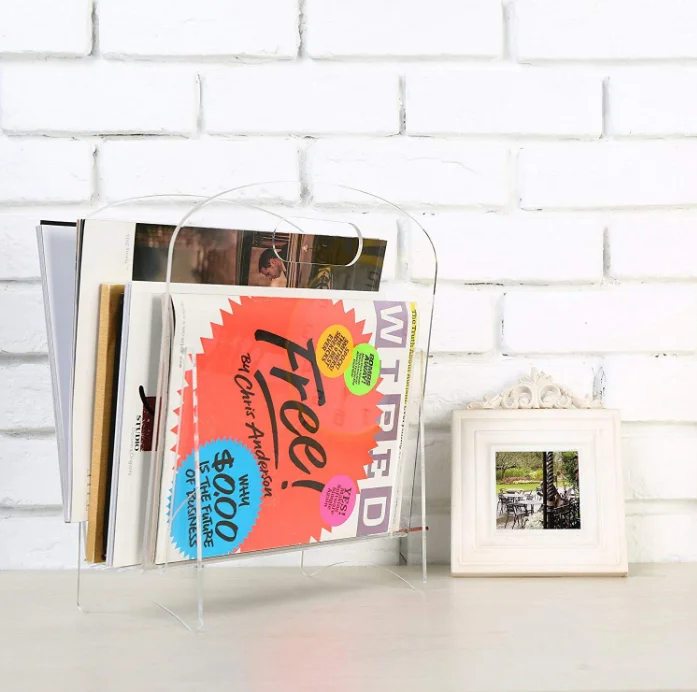 CY изготовленный на заказ размер книжный журнал держатель для альбомов Органайзер акриловый Альбом