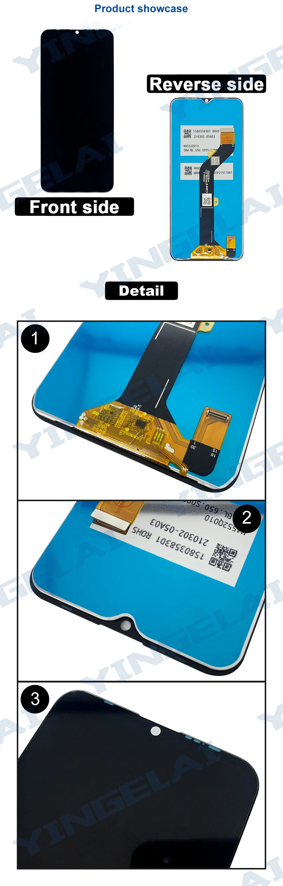 Lcd 6.52 Inci Baru Untuk Tecno Spark Go 