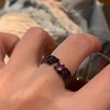 Black purple zircon