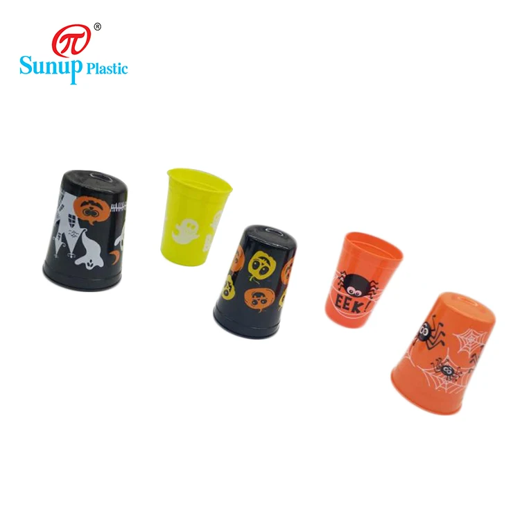 Чашка для питьевой воды оптом экологически чистые пластиковые многоразовые чашки и блюдца сока Толстая пластиковая чашка Dia8.3 * 11