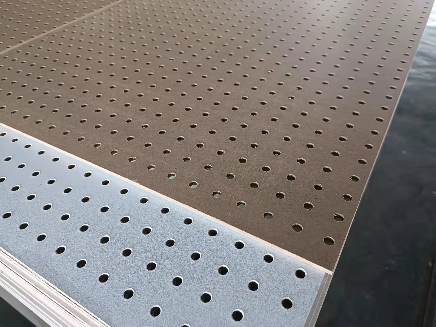 MDF Pegboard Display with Hooks ,decorative Wood Hardboard Pegboard