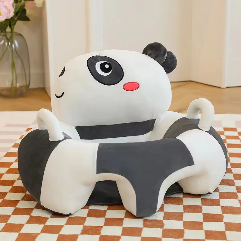 Baby Support Seat Sitting Learning Soft Stuffed Elephant Chair Plush Animal Shaped Baby Sofa