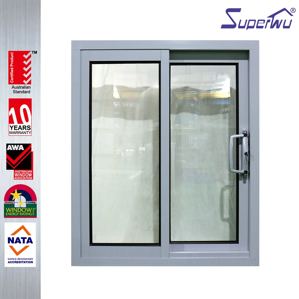 High quality aluminium window tinted glass sliding window samples double glazed windows