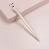 Plastic handled small flat head eyeliner brush
