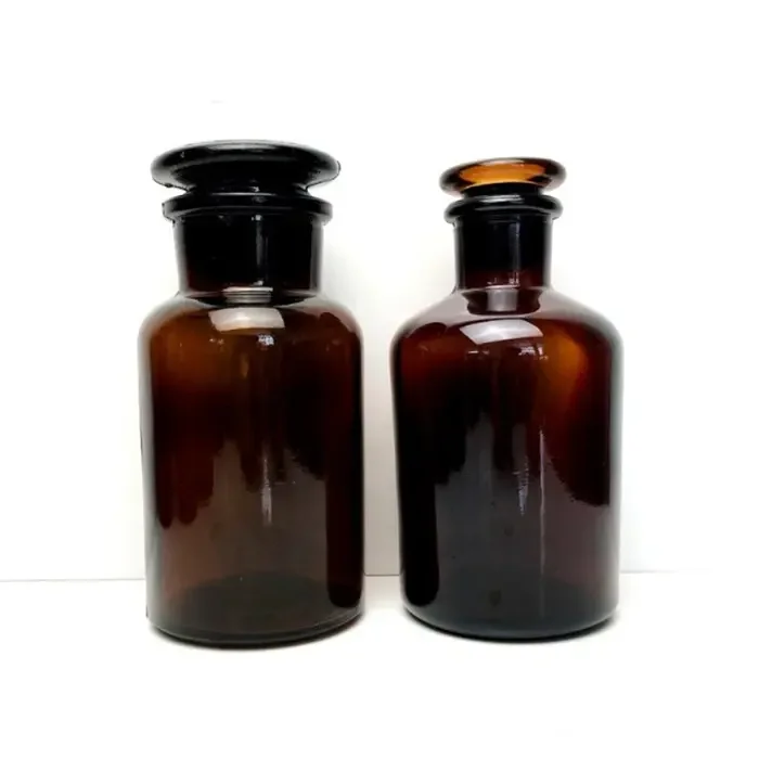 Chemical Reagent Bottles Amber Glass Reagent Bottle Narrow Mouth ...