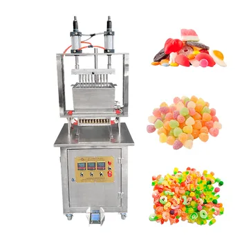 Mini Lab candy depositor Pectin/gelatin fruit flavor gummy jelly candy lollipop making depositing machine small
