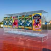 6 Slot Acrylic Booster Pack Dispenser