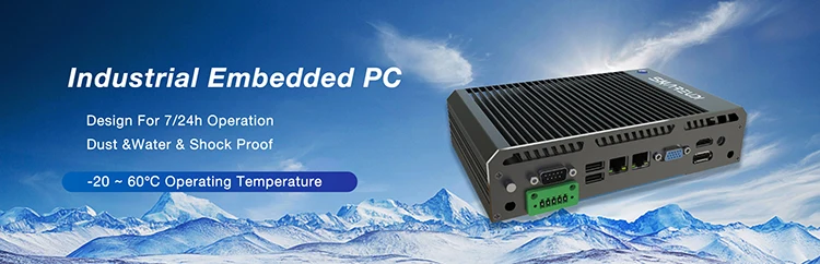 
Безвентиляторный компактный 2 Lan i3 7020U 3867U 4K TPM X86 RS232/RS485 GPIO 9-36V система barebone промышленный Мини ПК для киоска 