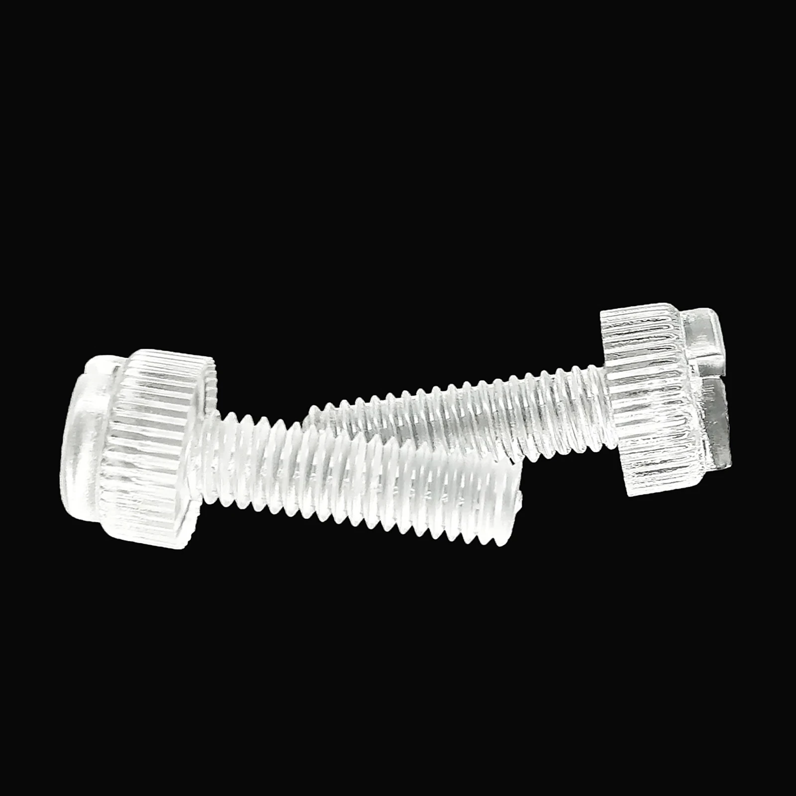 10/20Pcs M3 M4 M5 M6 M8 Acrylic Clear Transparent Nylon PA66 White Black Plastic Knurl Slotted Head Toolless Thumb Bolt Screw(White,10pcs M6x12 10/20Pcs M3 M4 M5 M6 M8 Acrylic Clear Transparent Nylon PA66 White Black Plastic Knurl Slotted Head Toolless Thumb Bolt Screw(White,10pcs M6x12