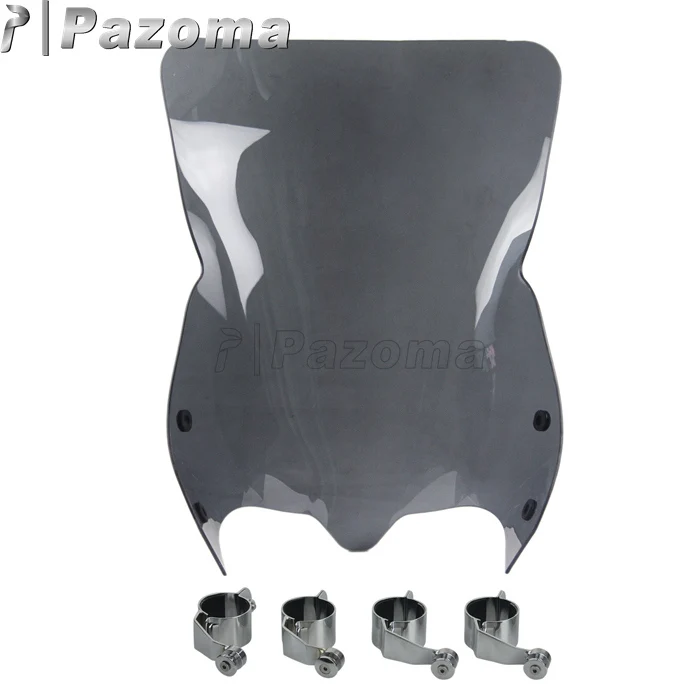 Pazoma Smoky National Cycle V-Stream Windshield Front Windscreen for Suzuki Boulevard M109R 06-16