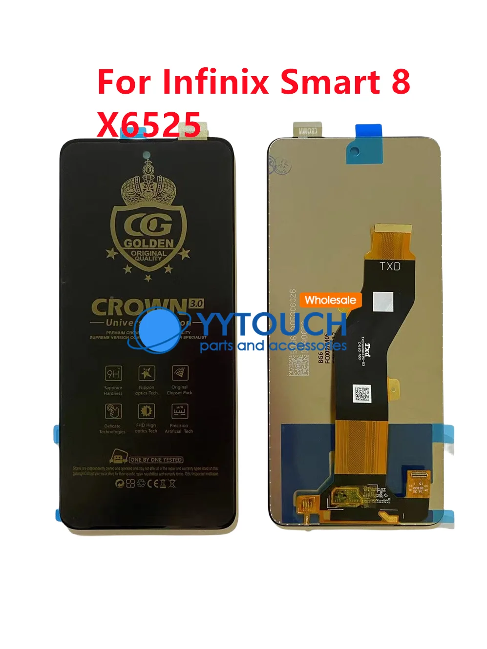 For Itel S23 S665 LCD Display Touch Screen Digitizer Panel Assembly Replacement