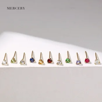 14K Real Saudi Gold Jewelry Birthstone Opal Stud Earrings Set Paw Shape Genuine Opal 12 Pair Earrings